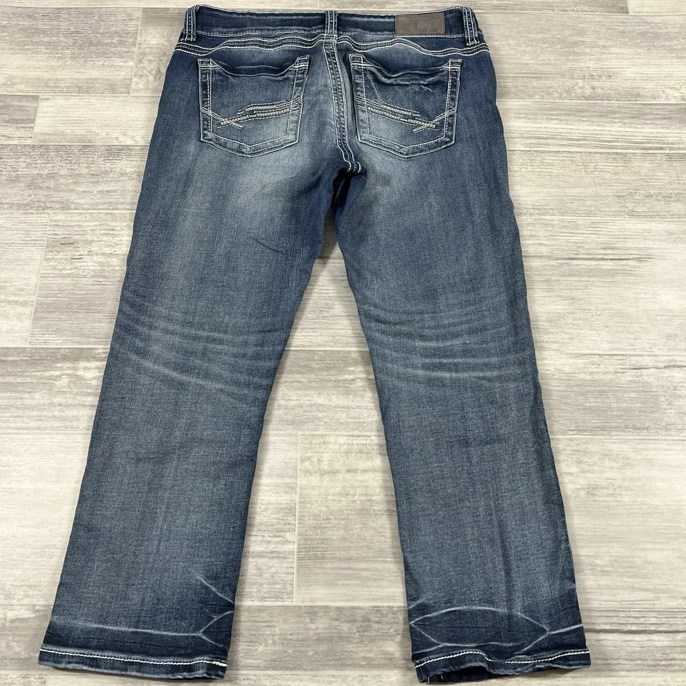 BKE Jeans Women's Sabrina Stretch Capris Denim Pants Size 30 (Actual 32X23.5) - Picture 8 of 11